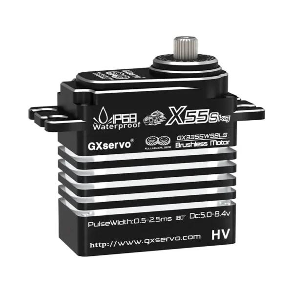 55kg Waterproof Brushless Servo for Aquatic Drones & Automation Equipment