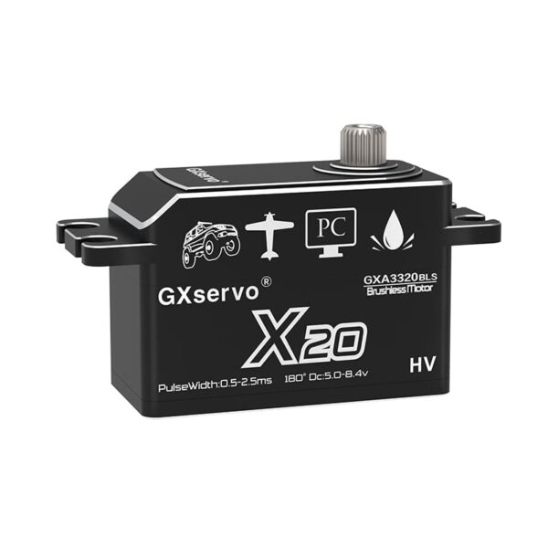 Industrial 20kg Slim brushless Servo for Drones & Robots