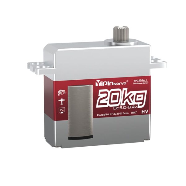 20kg Low profile Brushless Servo for Micro Robot Joints